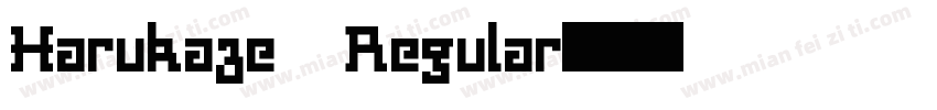 Harukaze Regular字体转换